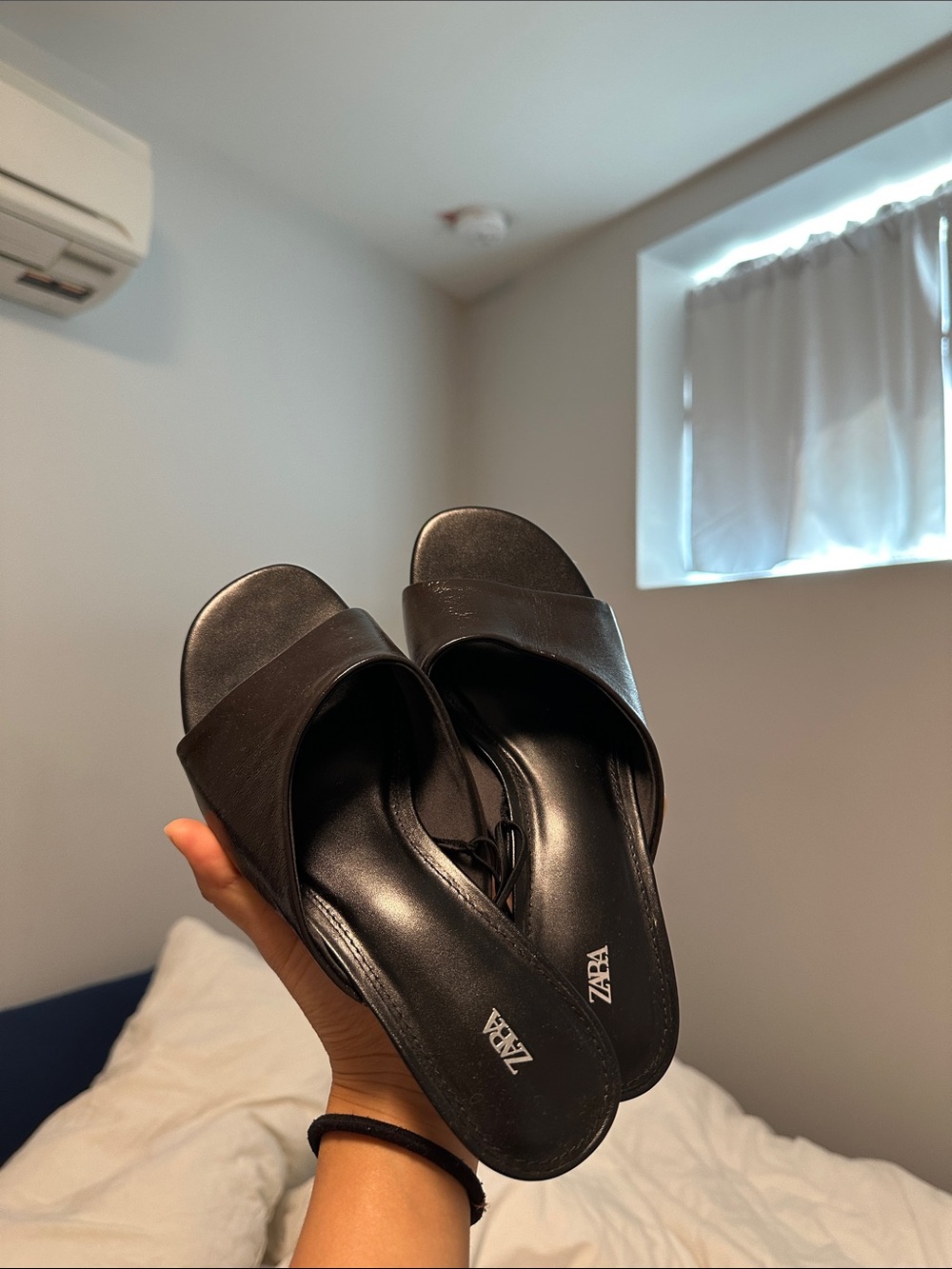 Zara chocolate brown heel